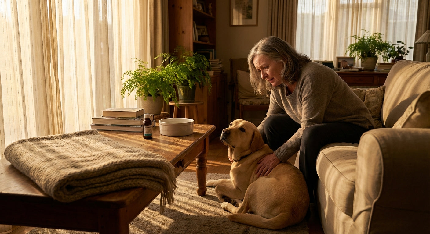 Hund hat Blähungen: Ursachen, was schnell hilft & wann es zum Tierarzt muss